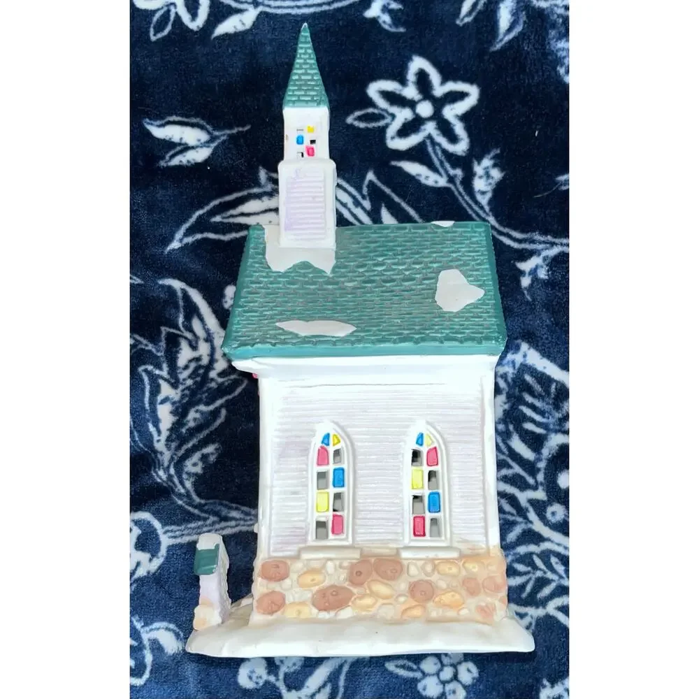 Vintage It’s A Wonderful Life Holiday Bedford Falls Chapel 1994 Christmas